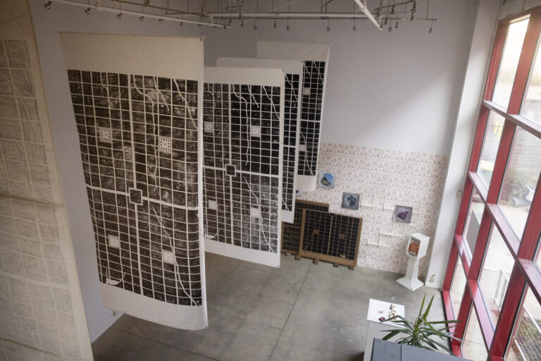 Amze Emmons: Playing the Grid—A Love Letter to Philadelphia in
the Glass Gallery.