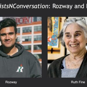 ArtistNConversation - Rozwal and Ruth fine discuss Posterum