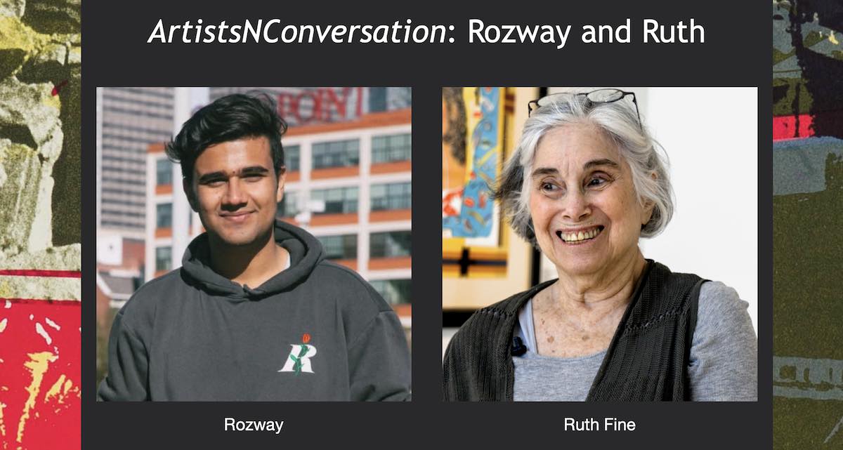 ArtistNConversation - Rozwal and Ruth fine discuss Posterum