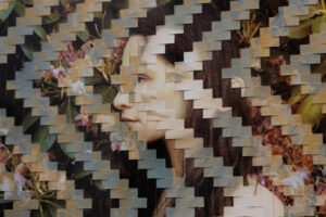 Jason Chen, The Defeated (in a battle with myself), 2025, Handwoven Silkscreen